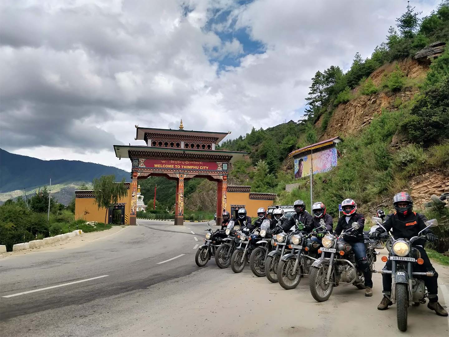 Motorcycle tour Bhutan